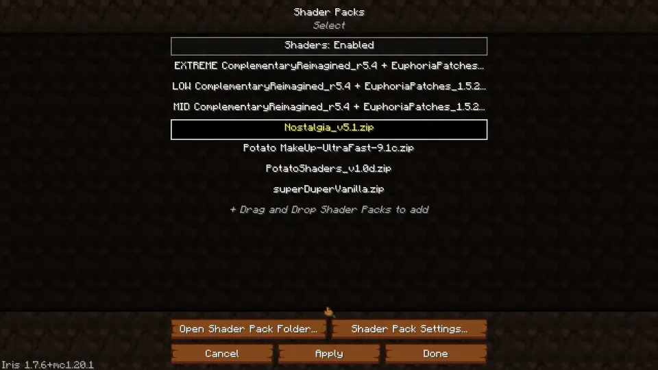 Built-In Shaders