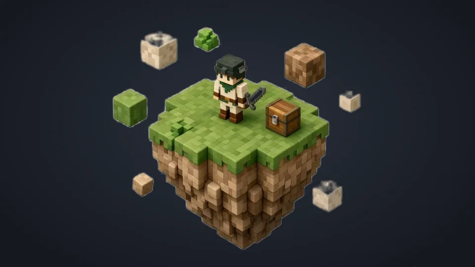 Иллюстрация к карте «OneBlock»