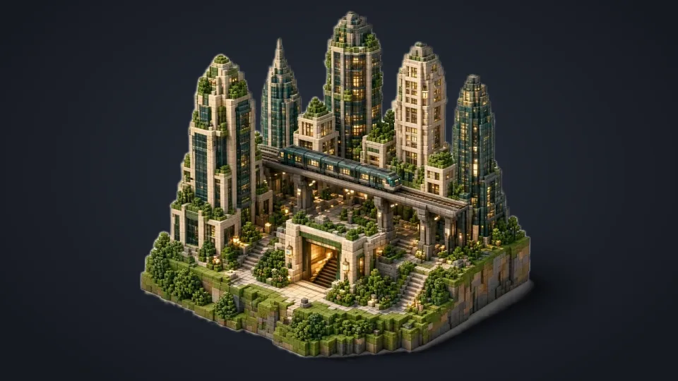 Иллюстрация к карте «Radiant City»