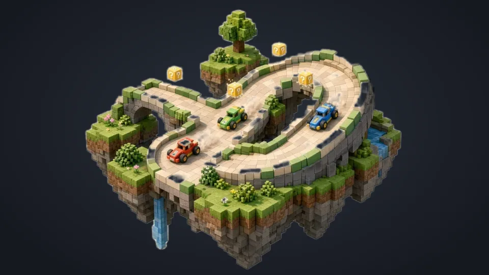 Иллюстрация к карте «Sprint Racer»