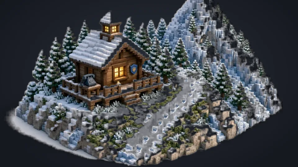Иллюстрация к карте «BLACKWOOD : Horror map»